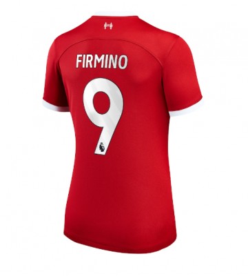 Liverpool Roberto Firmino #9 Hjemmedrakt Kvinner 2023-24 Kortermet